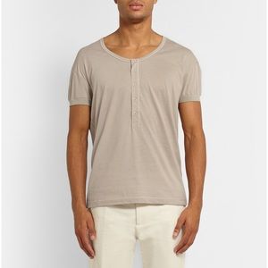 BOTTEGA VENETA | Cotton-Jersey Henley T-Shirt